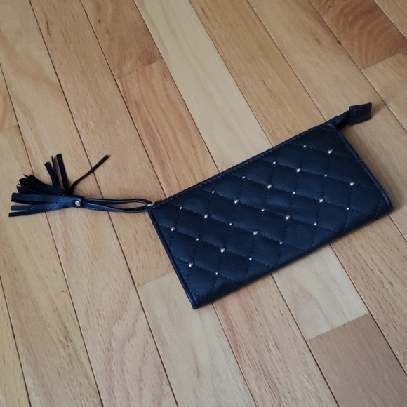 Black Jacquard Wallet - Picture 2 of 3